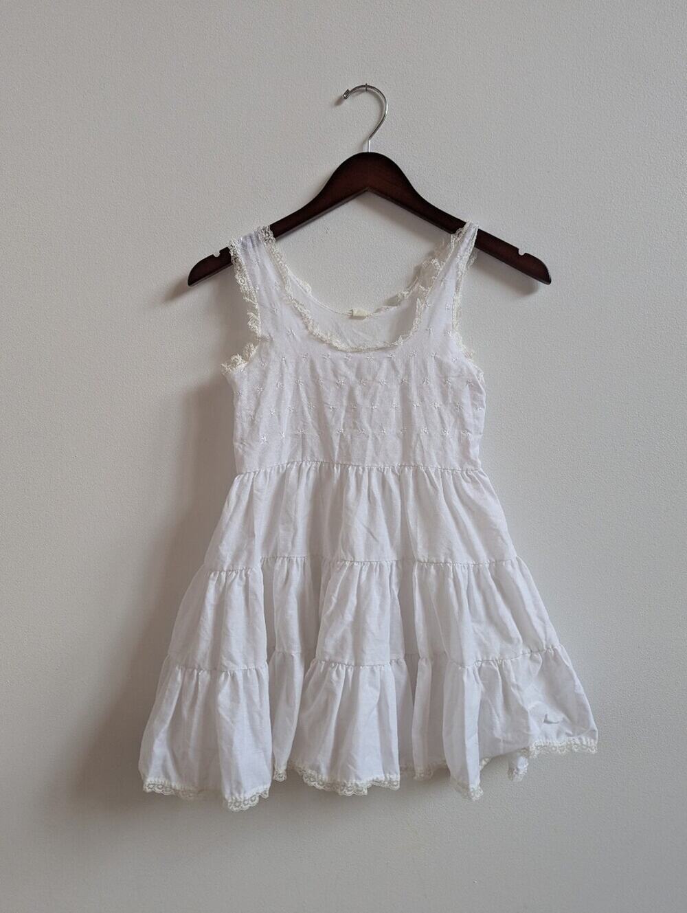 Vtg Slip Dress 8 Girls Layering Basic Everyday